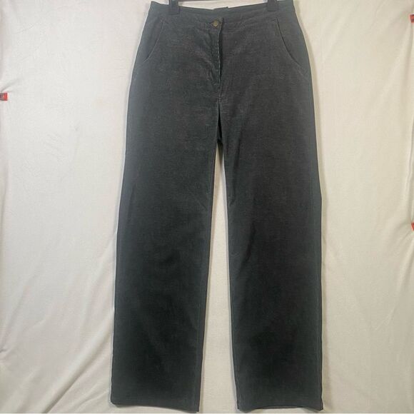 Woolrich Black Tone Texture Pants Size 8 - Picture 1 of 13